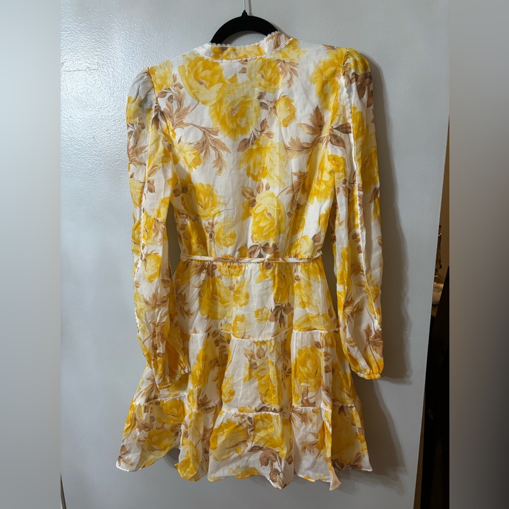 Ever New Valencia Lace Trim & Linen Mini Dress - Picture 8 of 9